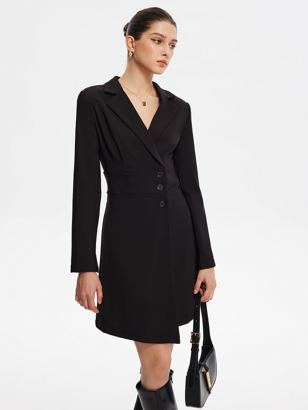 First Choice Blazer Uzun Kollu Mini Elbise