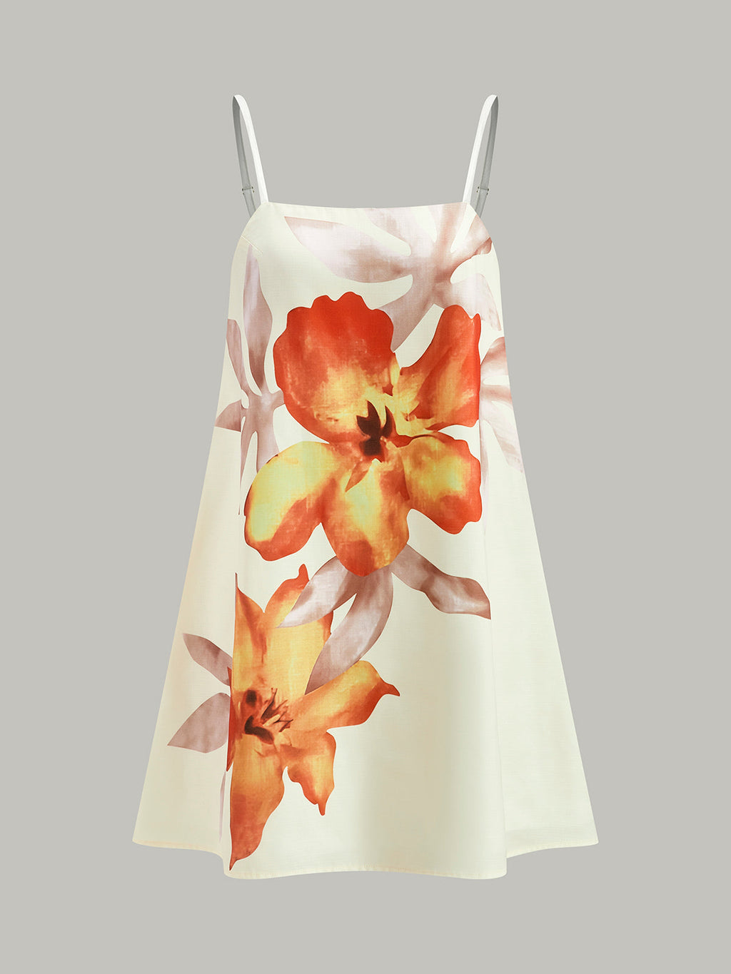 Çiçek Desenli Oversize Elbise