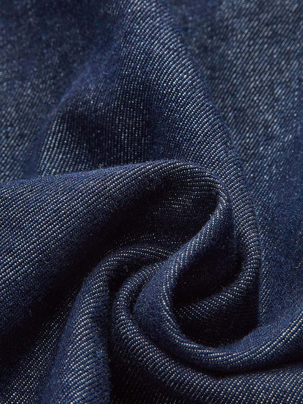 Denim Kemerli Halter Yaka Midi Elbise