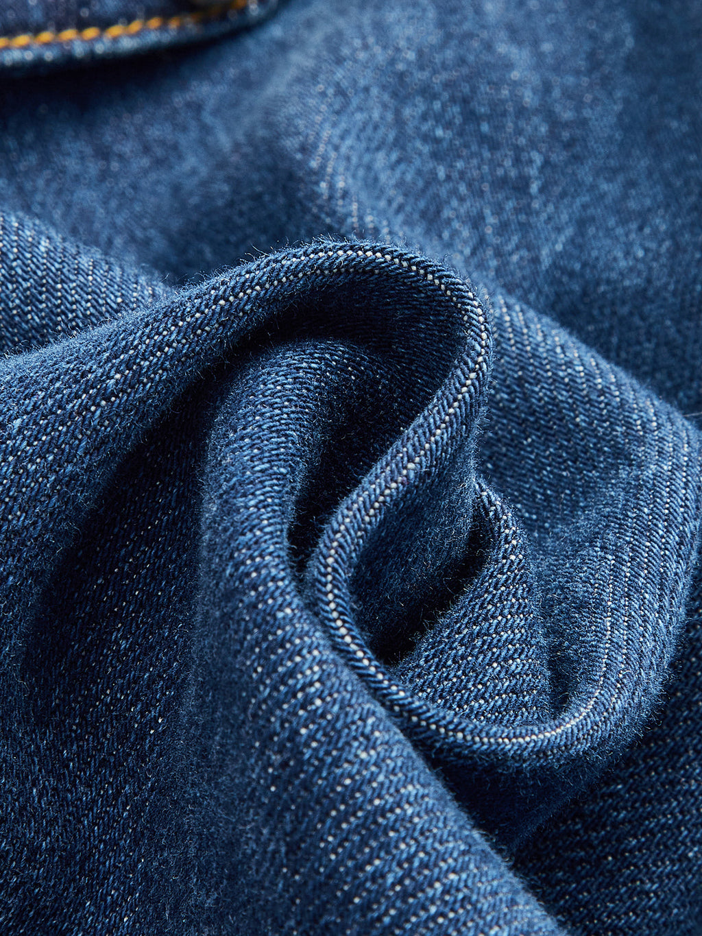 Cepli Kemerli Denim Elbise