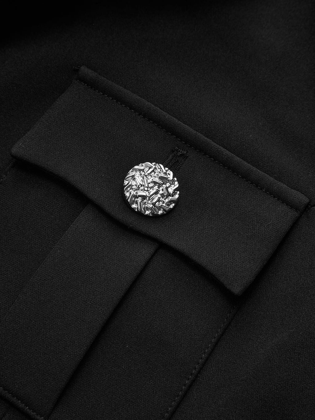 Düğmeli Yakalı Terzi Kesim Blazer Elbise