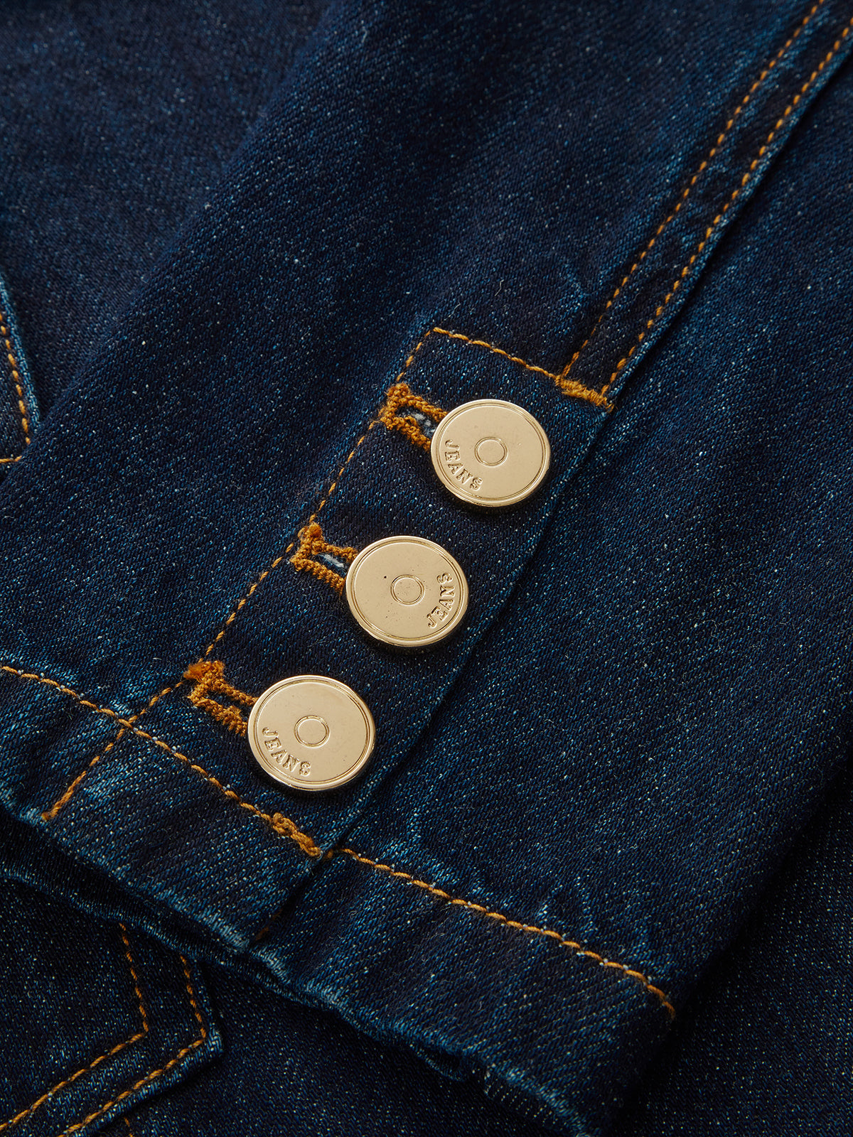 Kemerli Denim Blazer Elbise