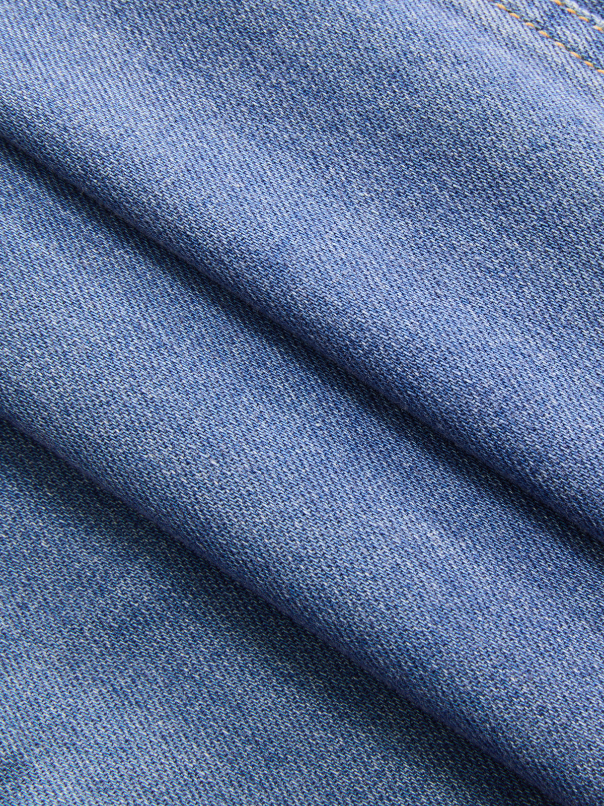 Kemerli Denim Kolsuz Gömlek Elbise