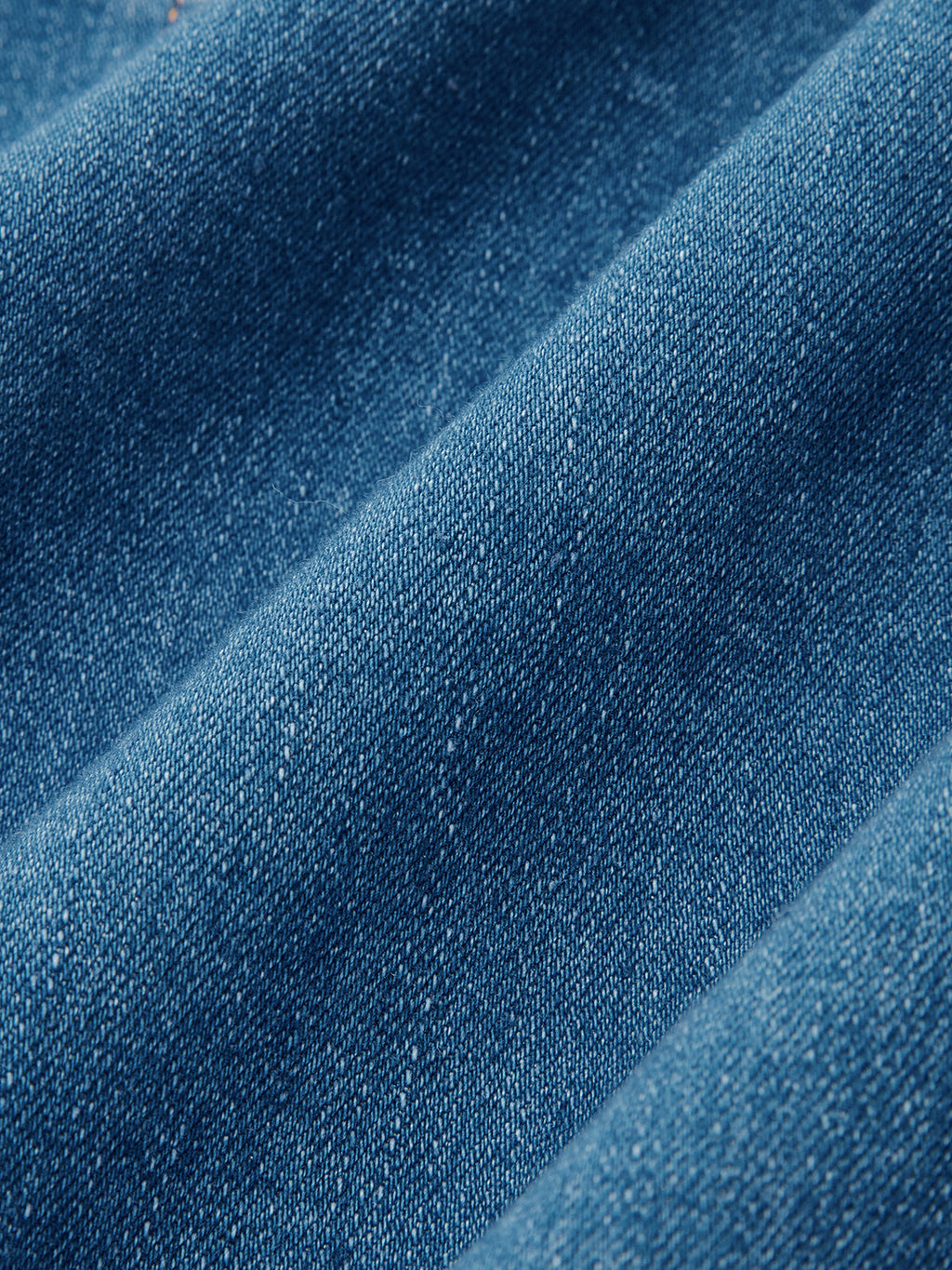 Denim Halter Yaka Önden Düğmeli Maxi Elbise