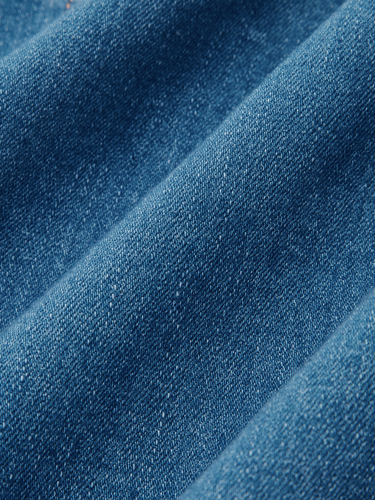 Denim Halter Yaka Önden Düğmeli Maxi Elbise