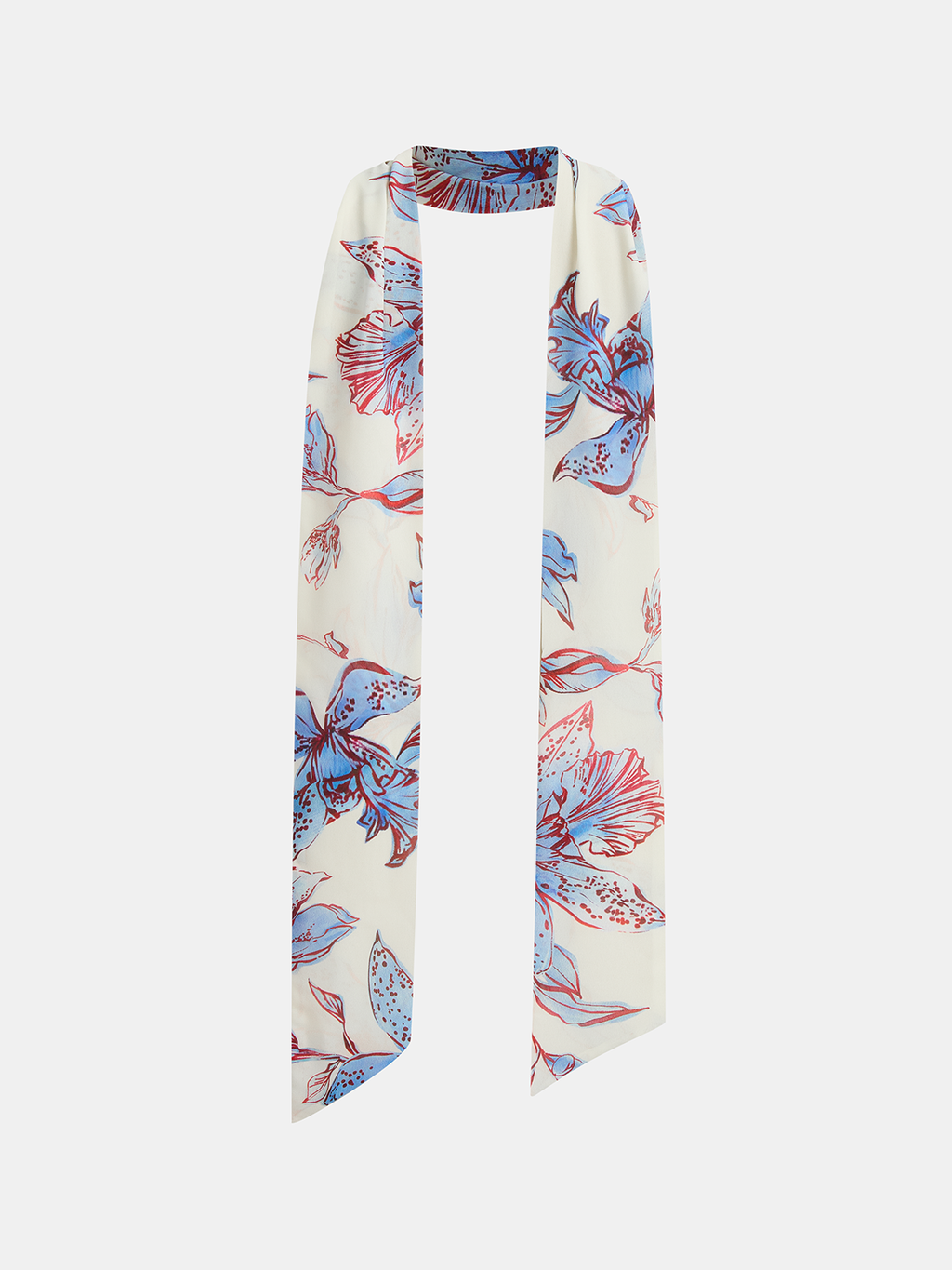 Çiçek Desenli Halter Yaka Maxi Elbise
