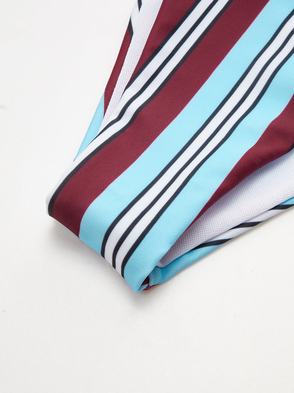 Çizgili Triangle Bikini Seti