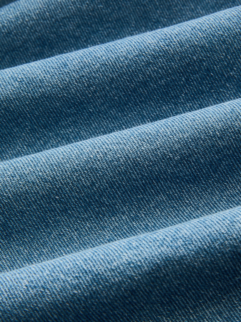 Denim Kolsuz Sırt Dekolteli Maxi Elbise