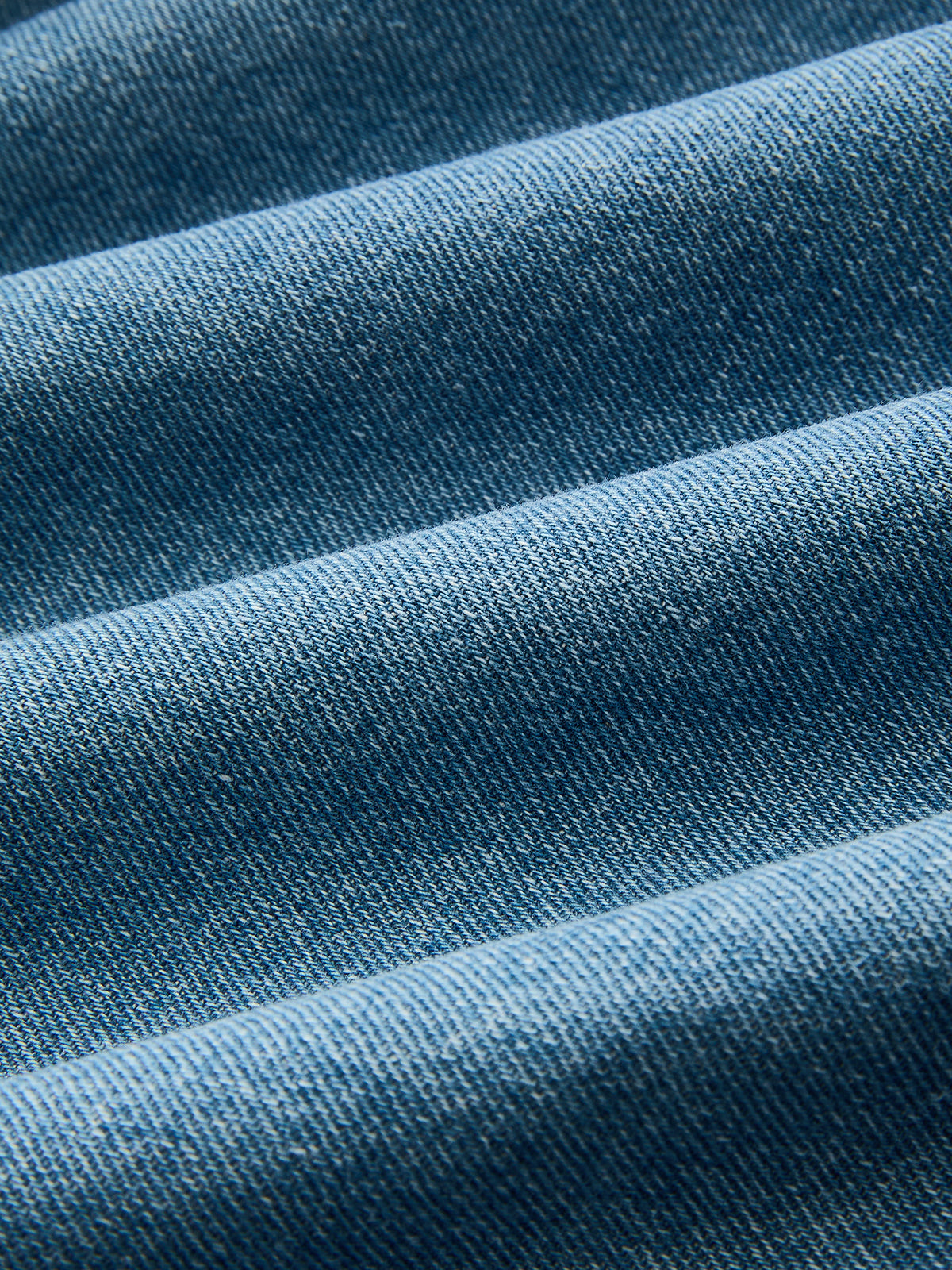 Denim Kolsuz Sırt Dekolteli Maxi Elbise